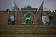 گزارش تصویری/ رونمایی از یادمان شهید گمنام در کوی دانشگاه تهران